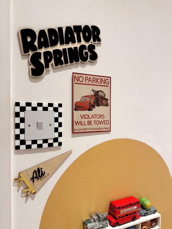 Radiator Springs Sign