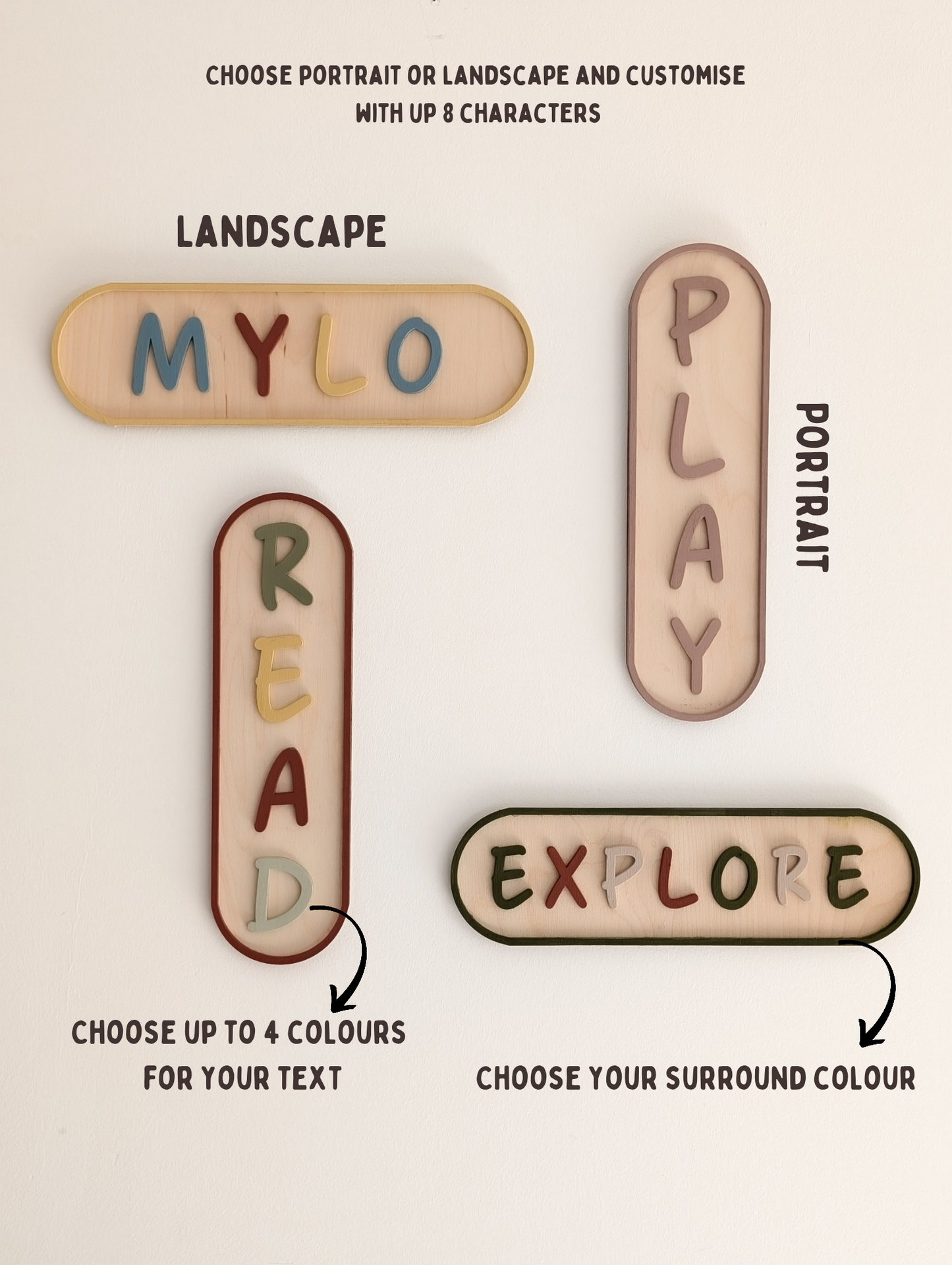 Personalised Retro Wall Sign