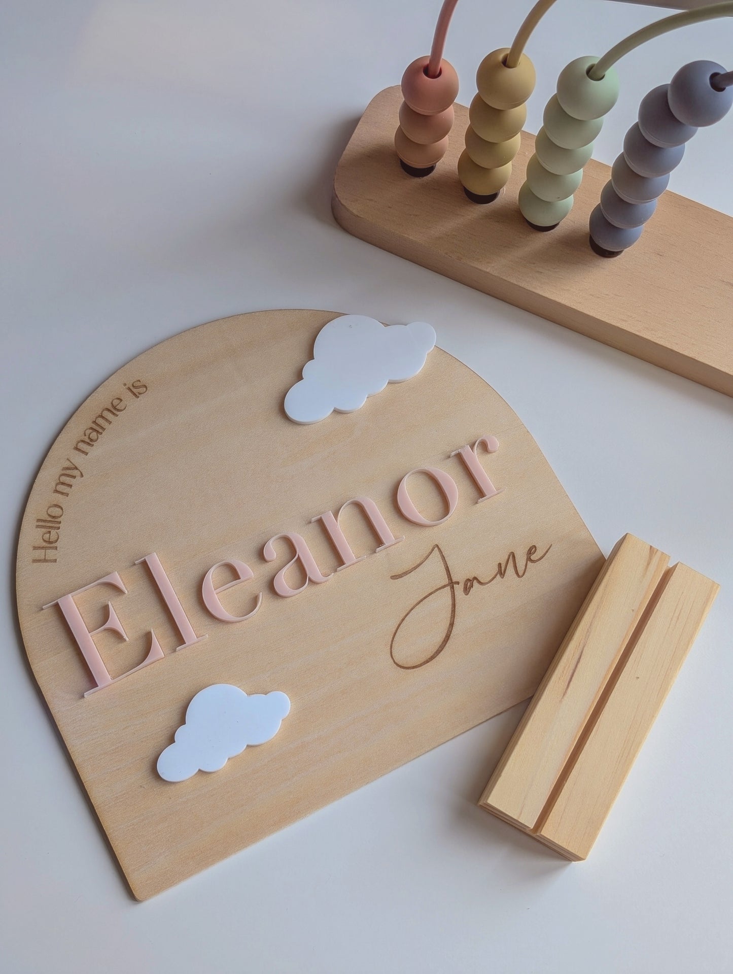 Personalised Baby Name Announcement