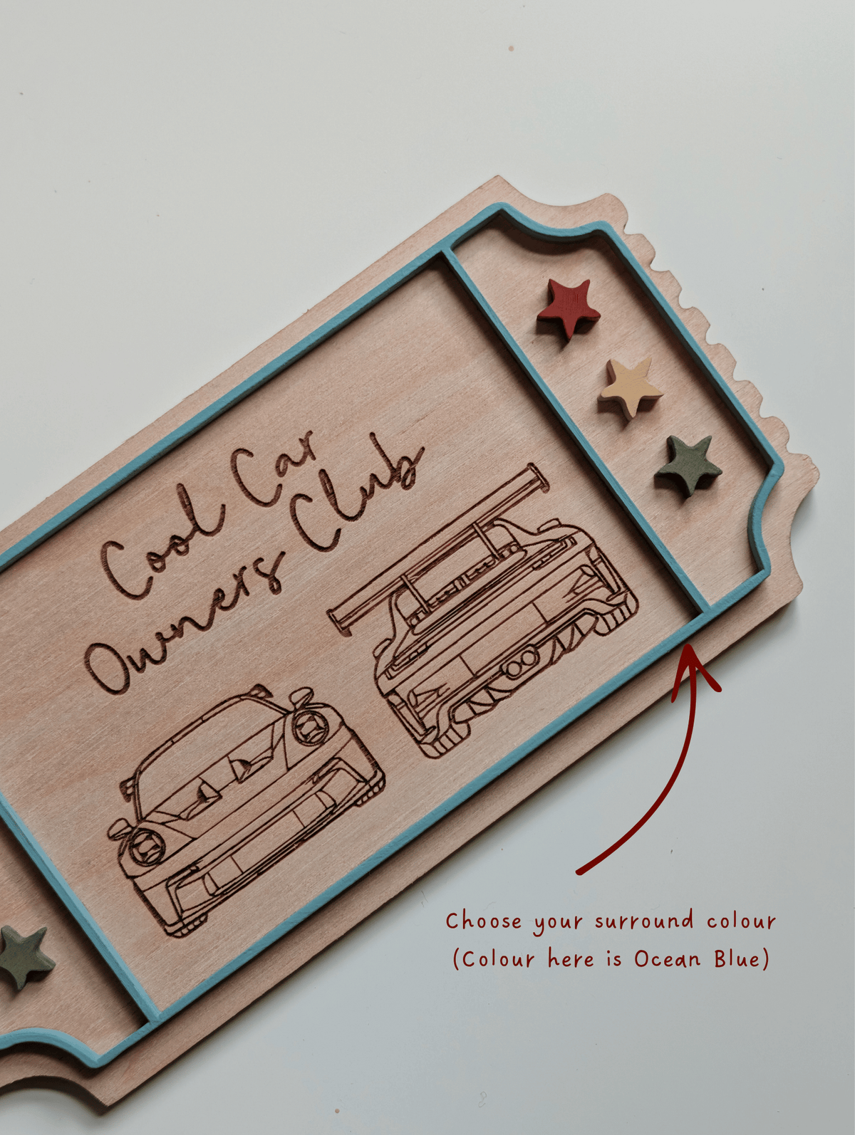 'Cool Car Owners Club' Ticket