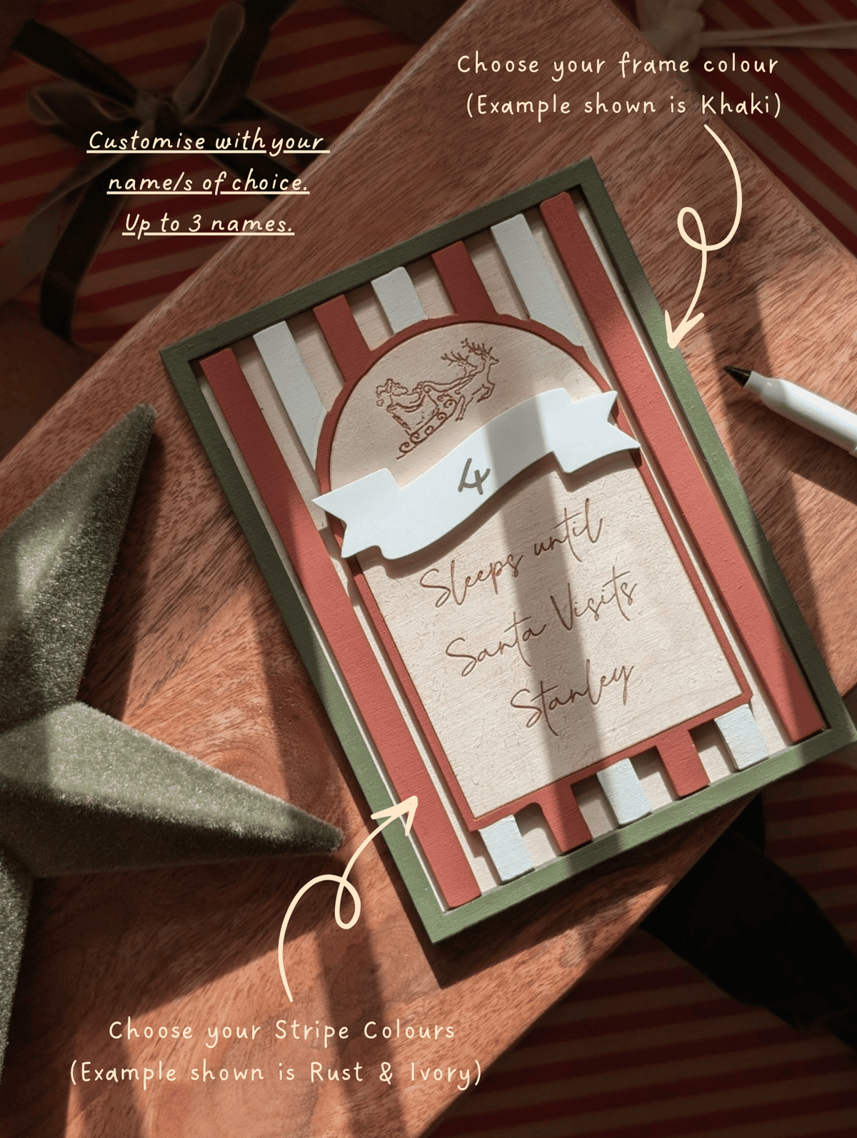 Custom Christmas Day Countdown
