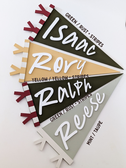 Personalised Pennant Flags