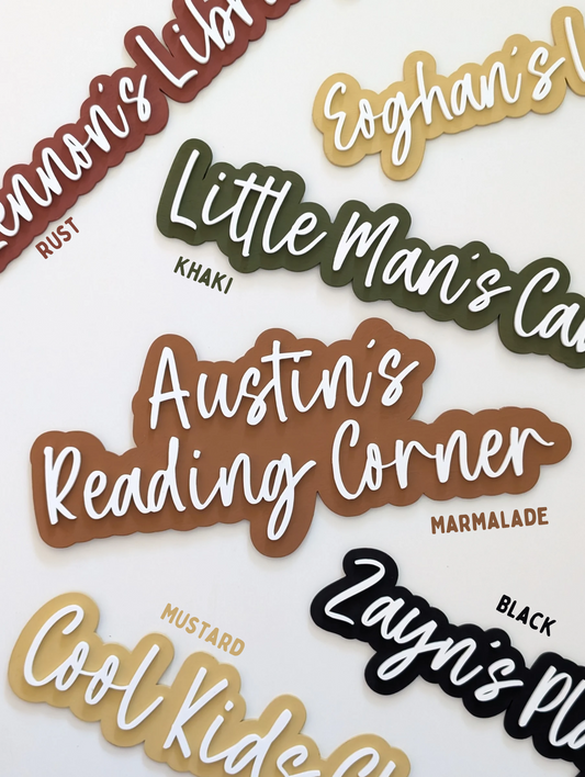 Completely Custom Painted Sign
