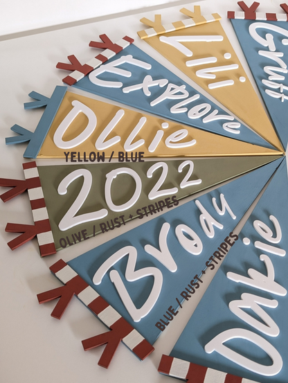 Personalised Pennant Flags