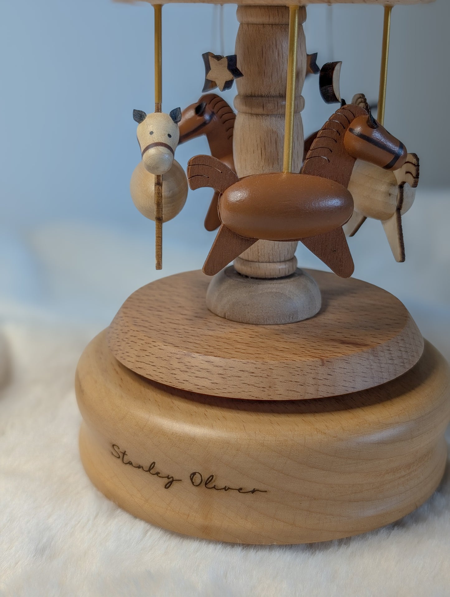 Personalised Wooden Musical Carousel