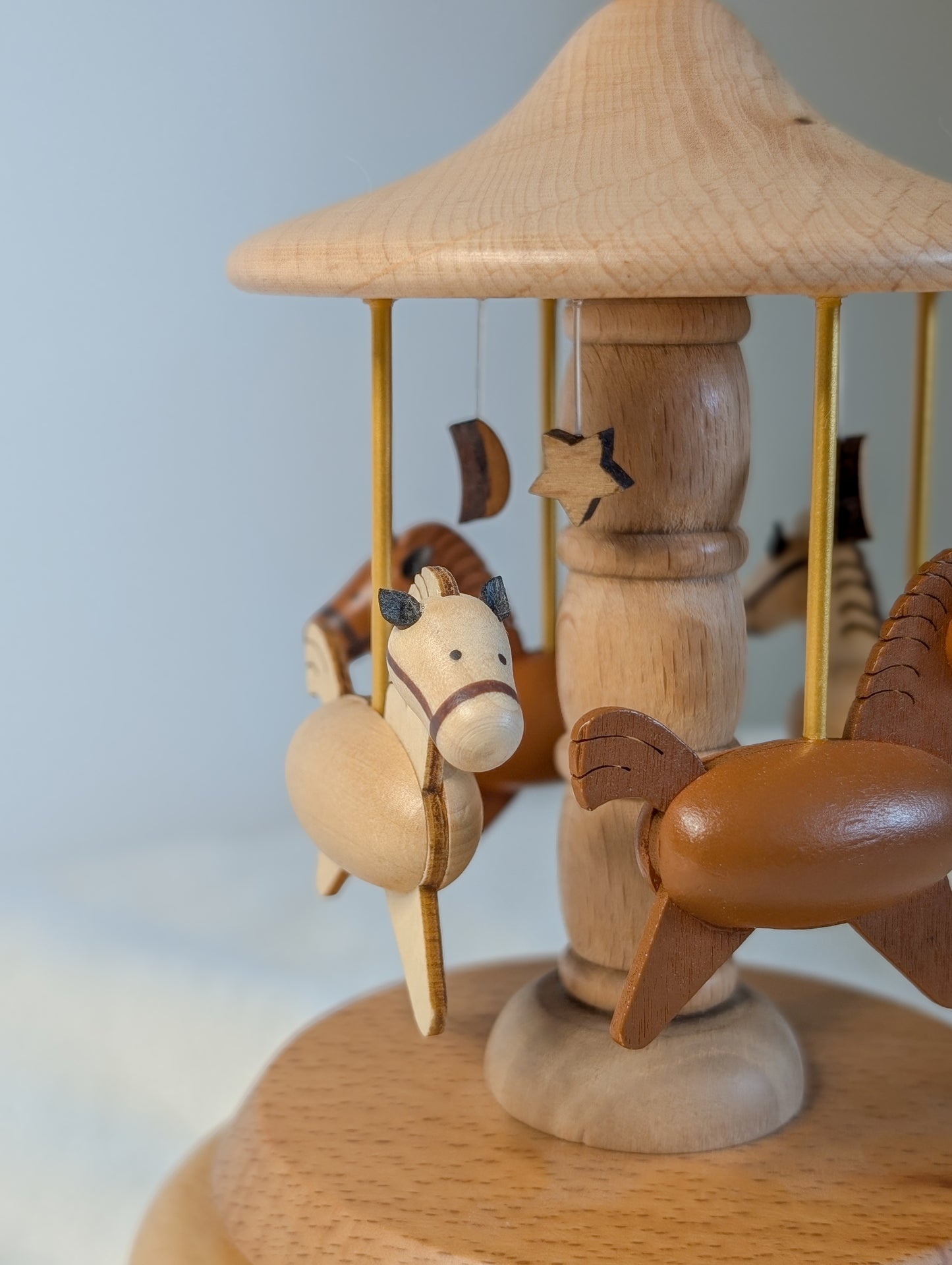 Personalised Wooden Musical Carousel