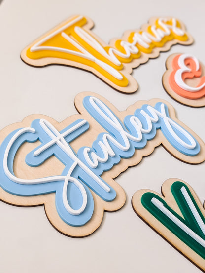 Personalised Children's Name Sign/ Door Sign