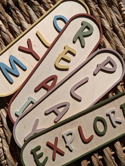 Personalised Retro Wall Sign