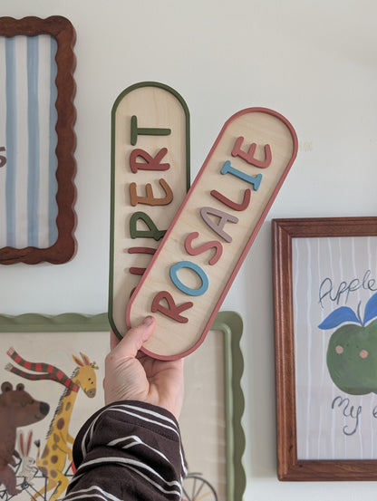 Personalised Retro Wall Sign