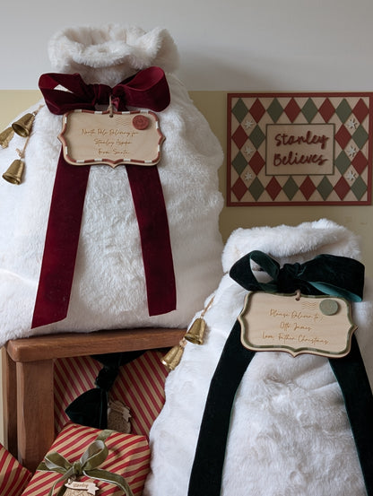 Custom Christmas Checkerboard Sign