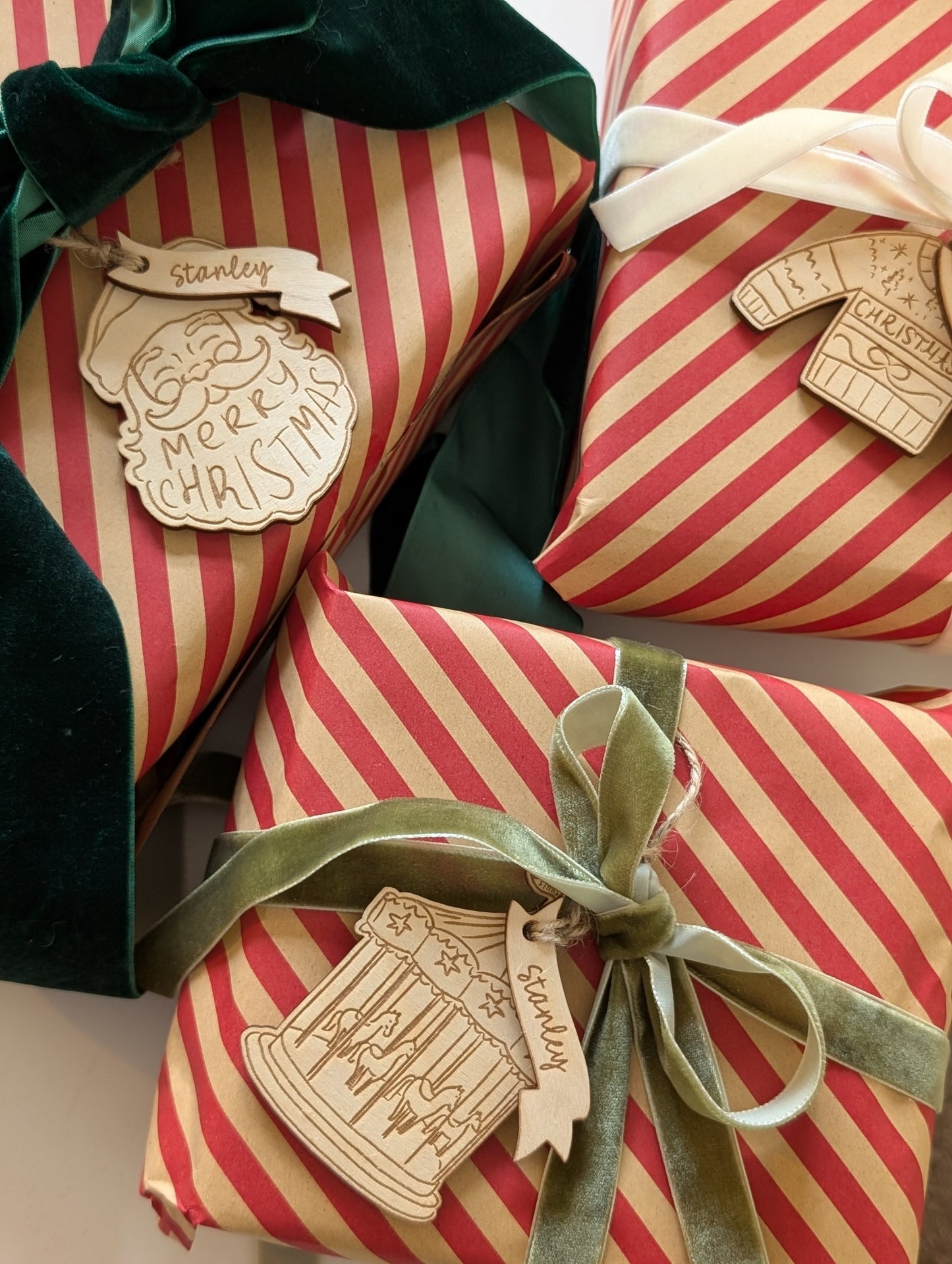 Custom (Set of 6) Hand Drawn Present Tags