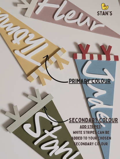 Personalised Pennant Flags