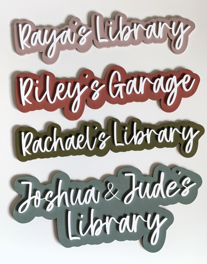 Completely Custom Painted Sign