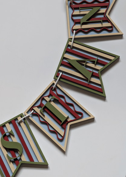 Vintage Custom Bunting