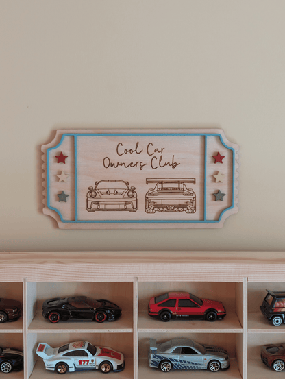 'Cool Car Owners Club' Ticket
