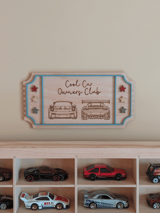 'Cool Car Owners Club' Ticket
