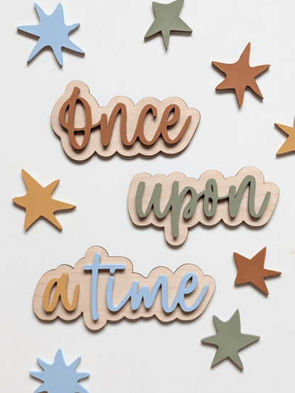 'Once upon a time' Painted Sign