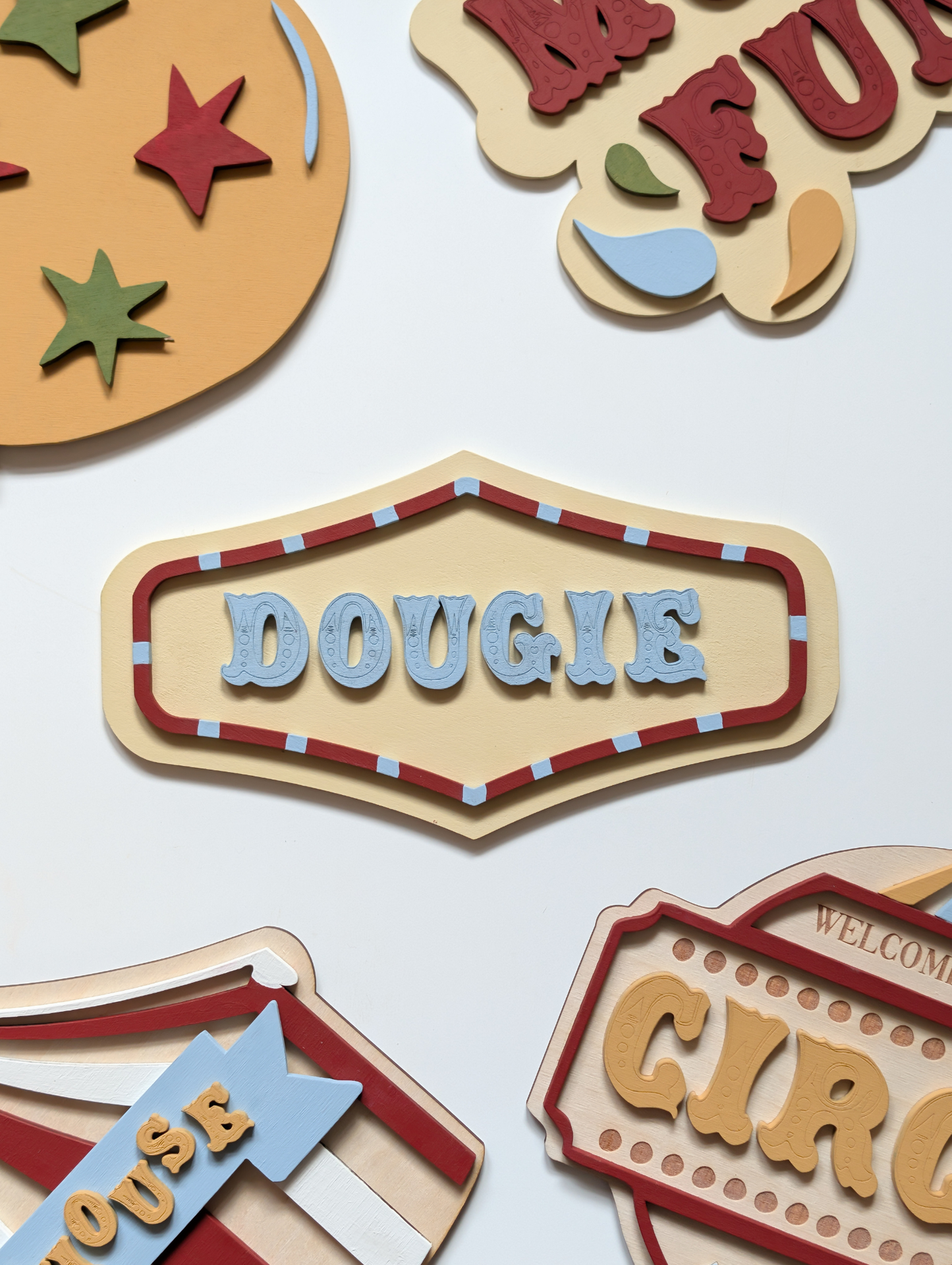 Signature Retro Name Plaque