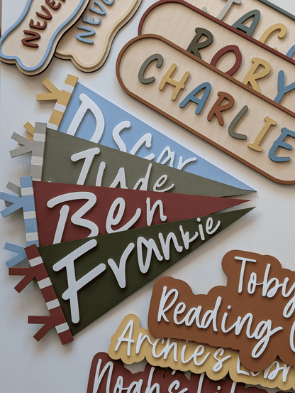 Personalised Pennant Flags