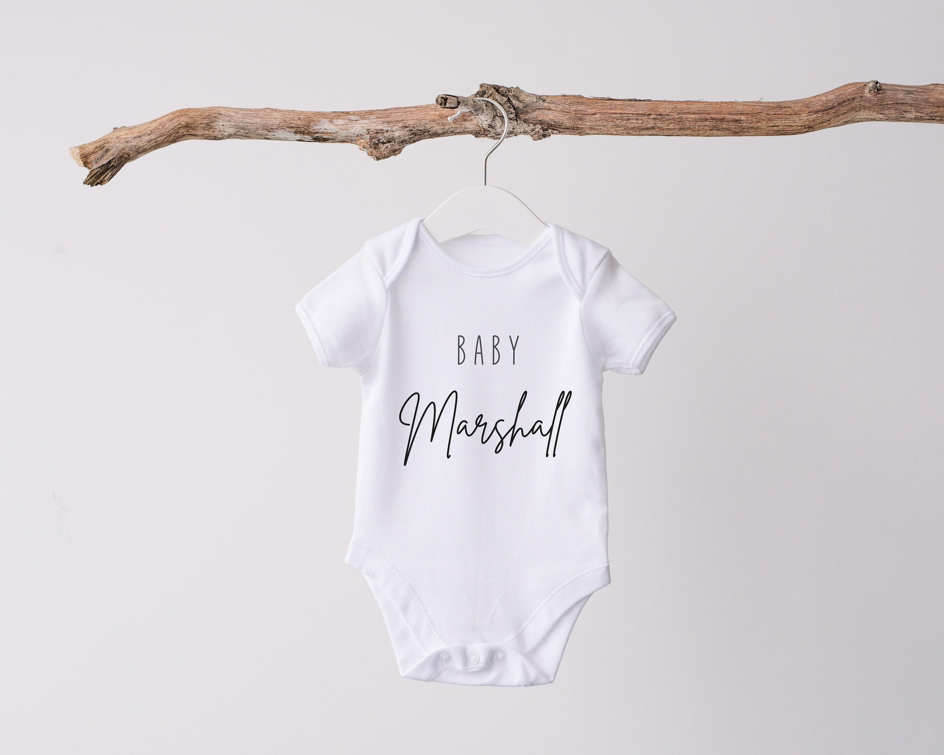 Personalised Name Babygrow | Custom Baby Gift | Pregnancy Announcement | Baby Gift | Free Delivery | Handmade | Baby Shower Gift